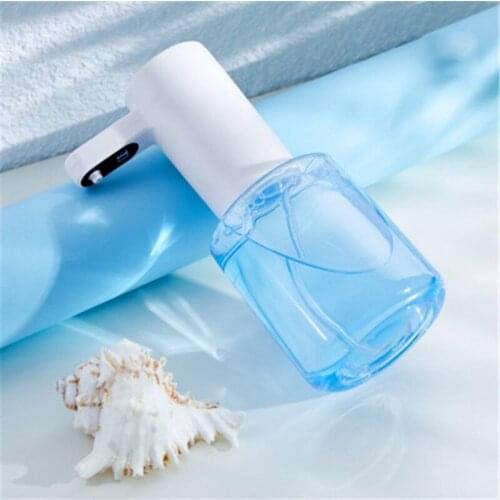 USB Charge Automatic Sensor Foam Soap Dispenser Intelligent Adjustable Liquid Soap Dispenser Waterproof Colorful Light 450/250ML