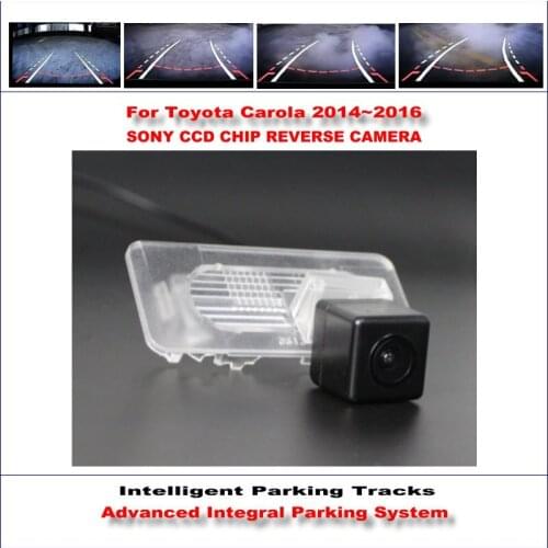 Car Rear View Camera For Toyota Carola 2014-2016 Russian Version Reverse Parking Intelligentized Dynamic Guidance CAM