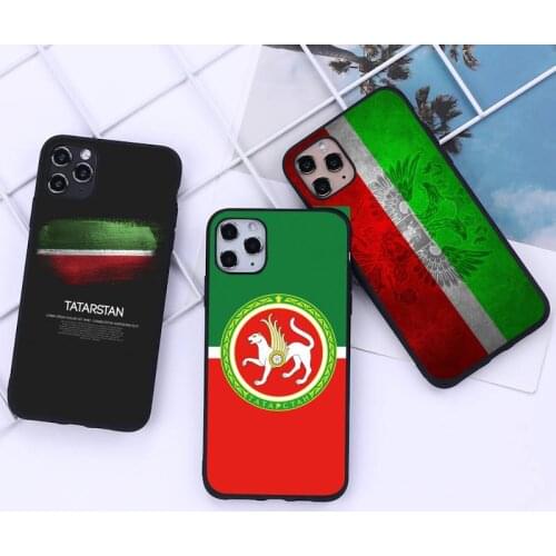 Tatarstan National Flag Phone Case for iphone 12 11 Pro Mini XS MAX 8 7 6 6S Plus X 5S SE 2020 XR cover
