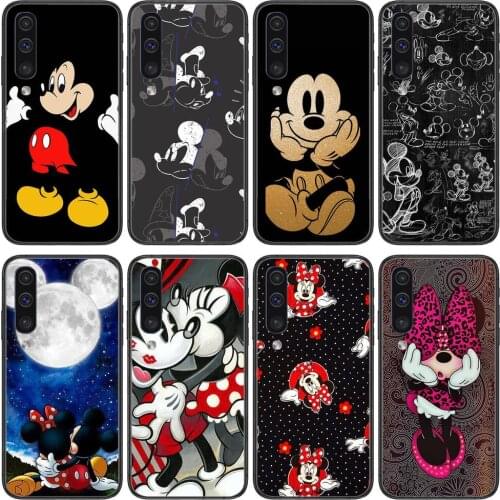 Disney Phone cover hull For SamSung Galaxy S 8 9 10 20 21 S30 Plus Edge E S20fe 5G Lite Ultra black soft