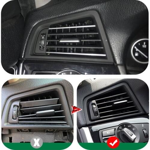 Black Air Conditioning Outlet Panel Grille Air Vent Panel Replacement Suitable For 5 Series F10 F11 F18 Parts LHD