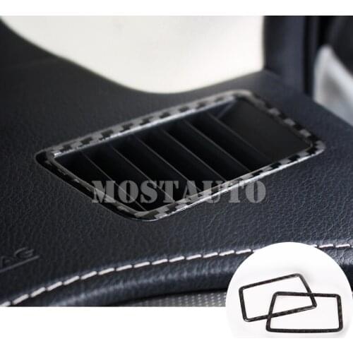 For Lexus NX 200t 300h Carbon Fiber Dashboard Air Vent Trim Cover 2014-2018 2pcs Car Accessories Interior Car Decor Car Trim