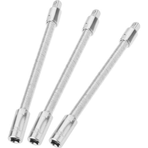 Elastic extension rod 1/4 Xiaofei 6.3mm sleeve tool spring extension rod extension rod soft connection connecting rod soft rod