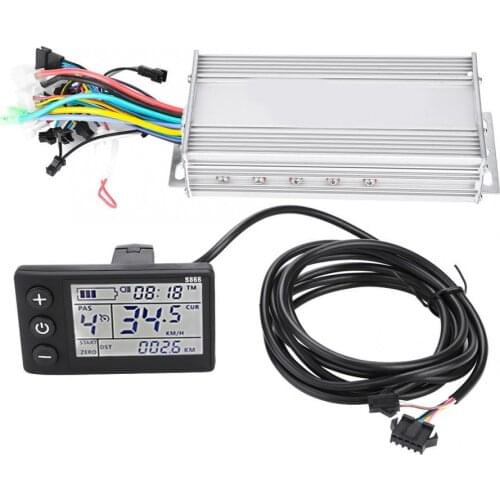 24V36V48V60V 450/500/1000W Electric Bicycle E-bike Scooter Brushless Controller LCD Display Panel Scooter Motor Controller Kits