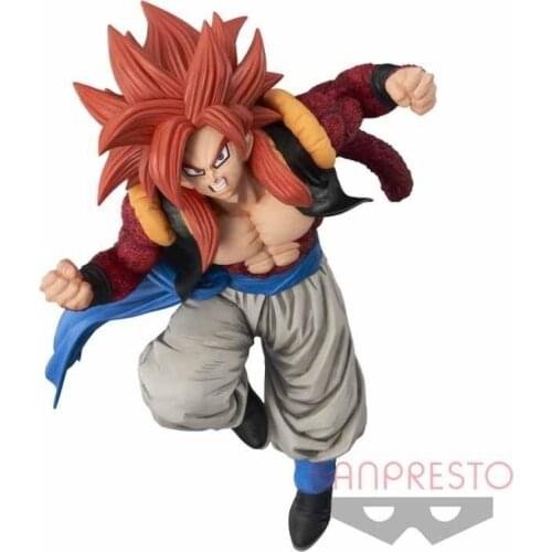 BANDAI Banpresto Original DRAGON BALL GT Gogeta Figure Anime Model Doll Toys Gifts