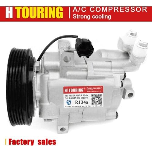 DKV08R ac compressor for Nissan Micra K12/Note E11 NE11 5060216860 9460217342 5060216861 5060217430 92600AX800 92600AX80A 945809