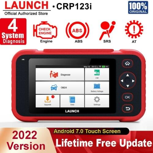 LAUNCH X431 CRP123i OBD OBD2 Coder Reader Scanner 4 System Diagnostic OBD 2 Auto Scanner Car Diagnostic Tool vs CRP123X CRP123E