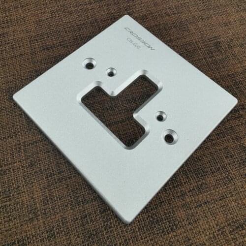 Crosbon socket 86 metal panel, standard socket wall insert aluminum alloy 5mm thick panel