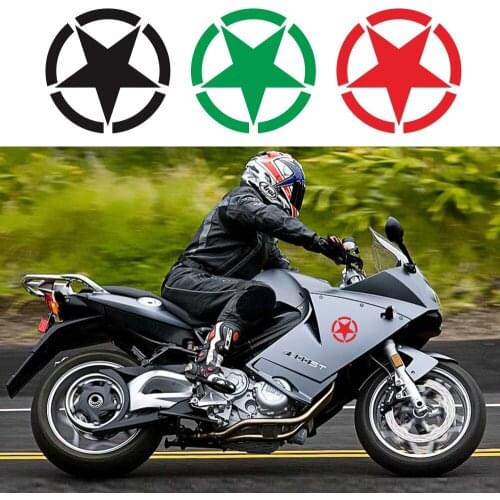 Pentagram motorcycle bicycle helmet label decoration DIY stickers BMW motorcycle accessories car window stickers