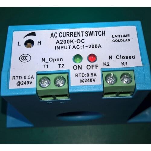 Normally Open Normally Closed Dual-group AC Current-isolated Inductive Switch Current Monitor Transformer Relay