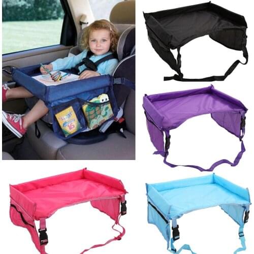 New Stroller Board Car Table Kids Seat Tray Table Waterproof Kids Cars Tray Car Seat Table Trays Porteur Infant Jouet Toy Holder