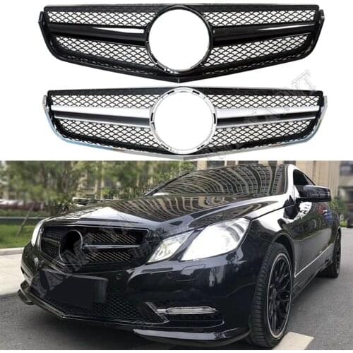 Car Front Bumper Racing Grill Facelift Grille Cover For Mercedes-Benz W207 E-Coupe 2009 2010 2011 2012 2013