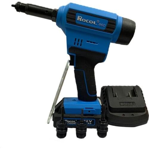 20KN Industry Level Fully Automatic Battery Riveting Nut Rivet Tool Gun for M3 M10