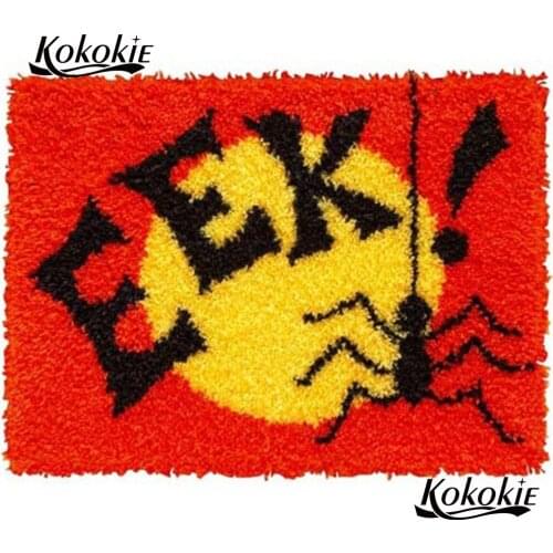 Halloween needlework for carpet embroidery latch hook kussen handmade tapijt latch hook kits diy rug handwerken knooppakket