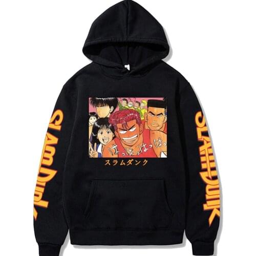 Japanese Slam Dunk Hoodie Anime Print Friend Funny Hooded Woman Men Unisex Top