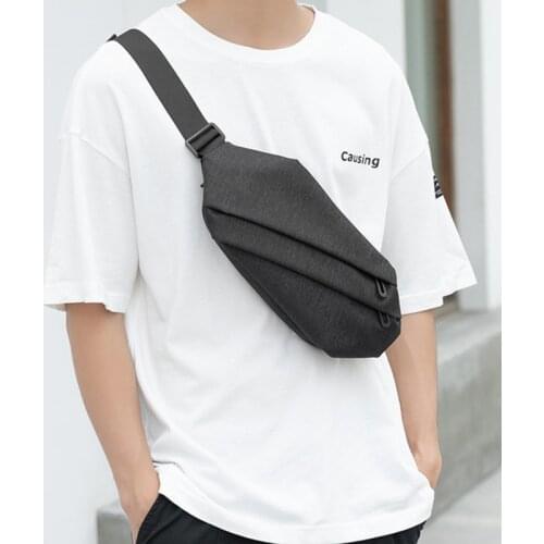 Unisex Casual Travel Fanny Pack Waterproof Waist Bag for Men Lightweight Man Belt Pouch Phone Pocket Mens Shoulder Bag Murse