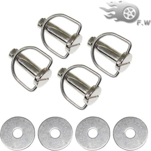 ZXMOTO 4 Hard Saddlebag Mounting Pin Bolt Fit For Harley Davidson Touring FLHX Hardware Fasteners