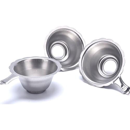 1pcs Reusable Stainless Steel Tea Infuser Basket Fine Mesh Tea Strainer Filters