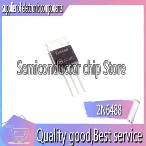 10pcs/lot 2N6488 New stock TO-220 80V 15A