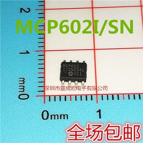 100% Original New In Stock MCP602-I/SN MCP602I MCP601-I/SN SOP-8 （10pcs/lot