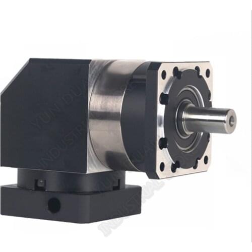 12:1 Ratio Right Angled Planetary Reducer Gearbox Corner Reducer 19MM Input For 80MM 90MM 600W 750W AC Servo Motor 86 nema34