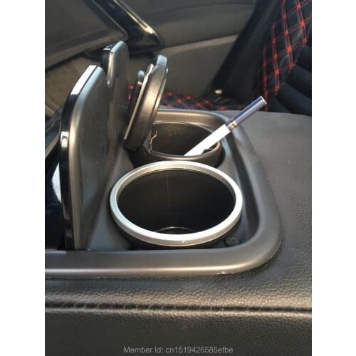 Car Styling LED Car Ashtray Stickers Decal For Peugeot 207 seat leon vw jetta mk6 mk7 mazda 3 peugeot 307 Car Accessories