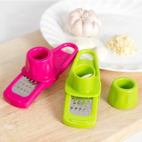 Household Garlic Peeler Functional Ginger Garlic Press Grinding Grater Planer Slicer Cutter Cooking Tool Kitchen Accessories