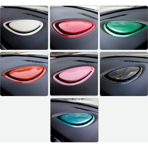 Car Center Console Decoration Sticker Dashboard Air Outlet Frame For MINI COOPER F55 F56 F57 Accessories Interior Modification