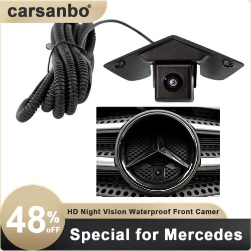 Front View Camera for Benz Forward Logo Camera As for Benz Mercedes Vito Viano A B C E G GL SLK GLK SL Class CCD HD Night Vision