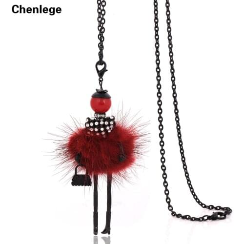 Trendy necklaces & pendants free shipping 2017 collar maxi necklace big choker statement long doll jewelry fashion gifts