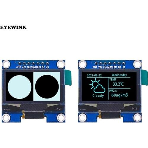OLED display module 1.3 inch SPI interface SH1106 supports UNO LCD serial screen