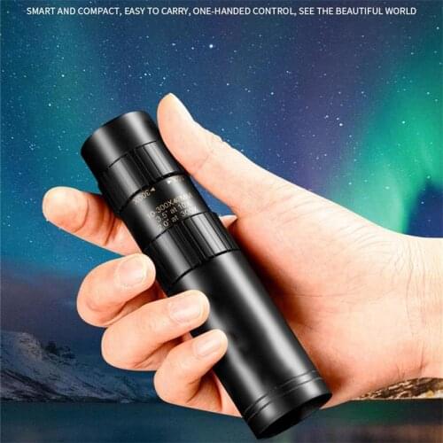 Powerful Telescope HD Professional Monocular High Quality Super Zoom Binoculars 300X Portable Night Vision for Camping Hunting