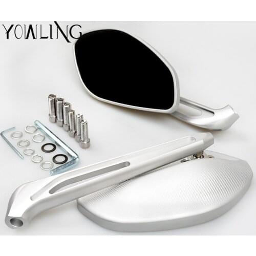 Motorcycle Rearview Side Mirrors For Ducati Monster 600 620 750 900 1000 1100 S2R S4 Multistrada 1100 Hypermotard 1100 EVO S