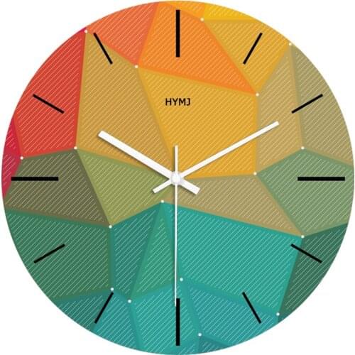 Wall Clock Modern Design Living Room Home Decor Mute Personality Bedroom Decoration Wall Watch Creative Clocks Loudspeaker Mute