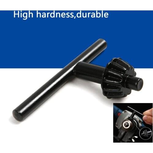 New Black 13mm 12 Teeth Drill Chuck Key Wrench Spanner Tool For Electric Drill Clamping Tool 13mm Comfortable to grip