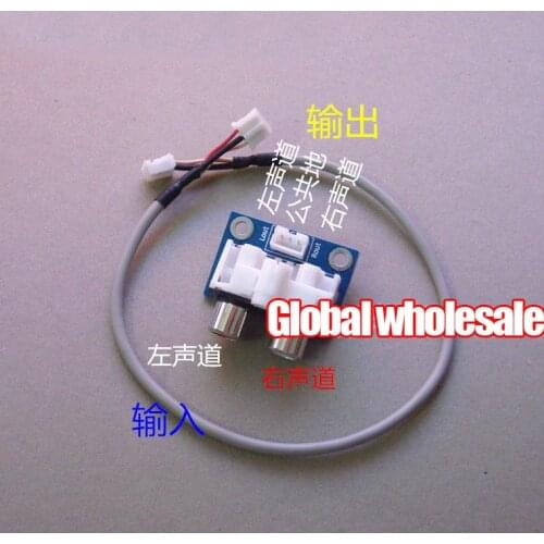 RCA audio input jack board / DIY amplifier audio input module / RCA socket module