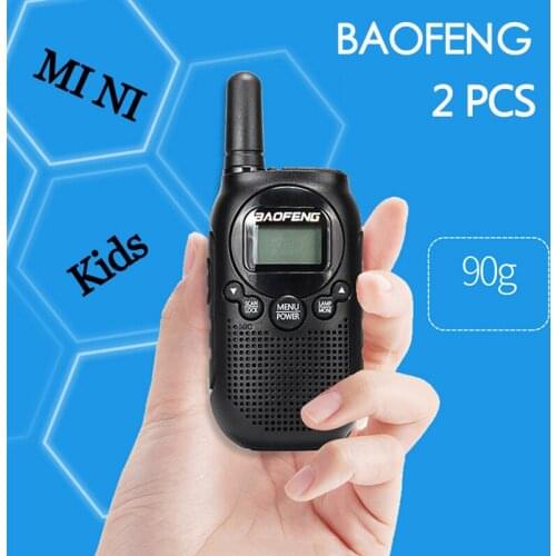 2 PCS New Baofeng Kids Portable CB Walkie Talkie Two Way Radio Comunicador Transceiver PC Programming Mini Woki Toki Interphone