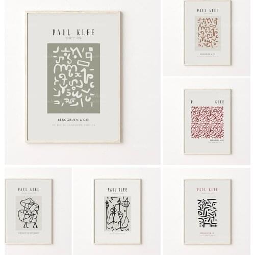 Paul Klee Exhibition Poster, Paul Klee Art Print, Klee Museum Wall Art, Abstract Poster, Modern Minimalist Poster, Gallery Quali