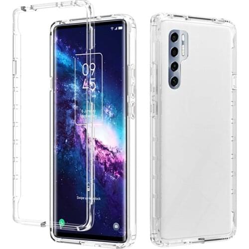For TCL 20 Pro 5G Gradient Back Case Armor Bumper Hand Silicone Funda TCL 20 Pro Crystal Case for TCL 20Pro Cover Shockproof
