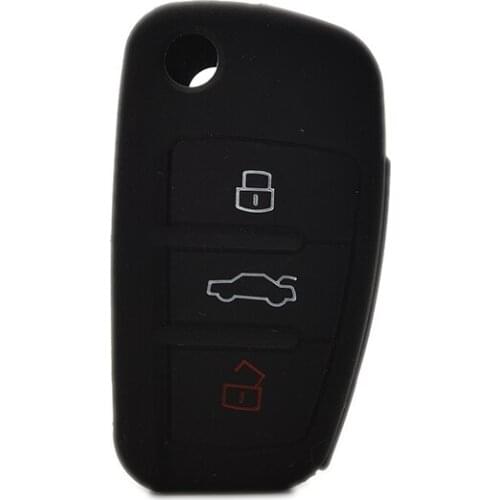 2019 Brand New FIT FOR AUDI A2 A3 A4 A6 TT Q7 R8 SILICONE FLIP KEY REMOTE HOLDER CASE COVER FOB