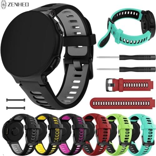 For Garmin Forerunner 235/220/620/630 Smart Watch Band Strap Replacement Silicone Watchband For Garmin Forerunner 735/735XT
