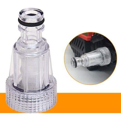 5Pcs Water Pipe Joint Transparent Long Plastic 3/4 Internal Thread Nipple With Filter Conversion Accessory Connection