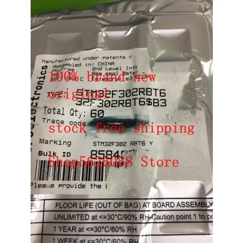 STM32F302RBT6 QFP64 100% new original 1PCS-50PCS/LOT SOTCK