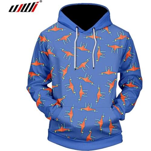 UJWI New Fashion 3D Printed Funny Picture Hoodies Sweatshirt Cool Hip Hop Men Clothing Novelty Pullover Boy Tracksuits Harajuku