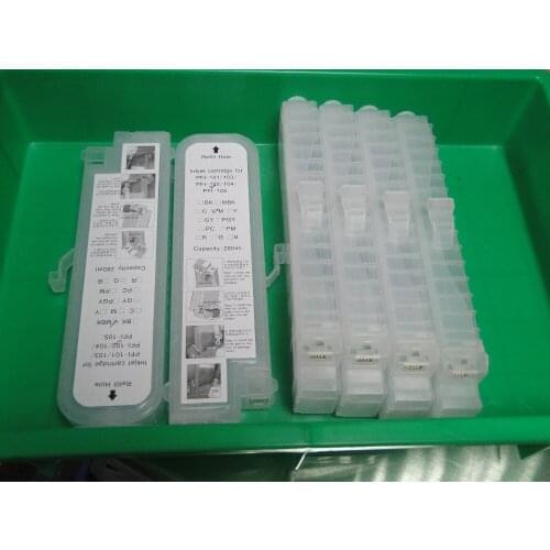 YOTAT Refillable 102 ink cartridge PFI102 PFI-102 for Canon IPF700 IPF710 IPF720 IPF765 IPF760 IPF650 IPF655 IPF750 with chip