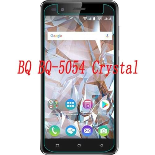 Smartphone Tempered Glass for BQ BQ-5054 Crystal 5054 9H Explosion-proof Protective Film Screen Protector cover phone