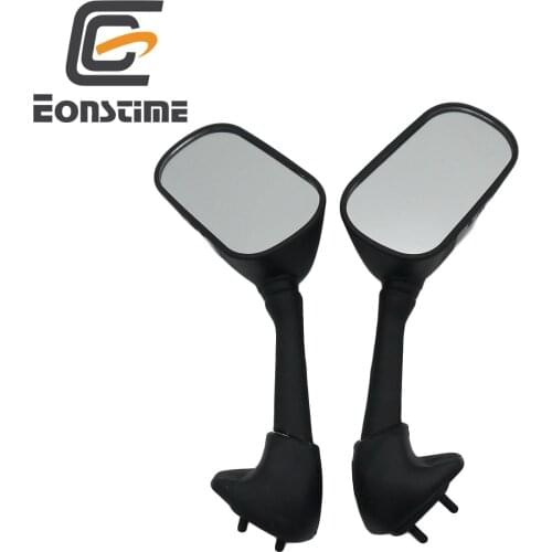 Eonstime Pair 12V Motorcycle Rear View Mirrors Side Mirror for YAMAHA YZFR1 YZF-R1 YZF R1 2002 2003 2004 2005 2006 Black