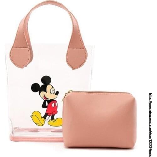 Mickey Mouse Women Hand Bag Designers Luxury Handbags Women Shoulder Bags Female Top-handle Bags Fashion Brand Handbags