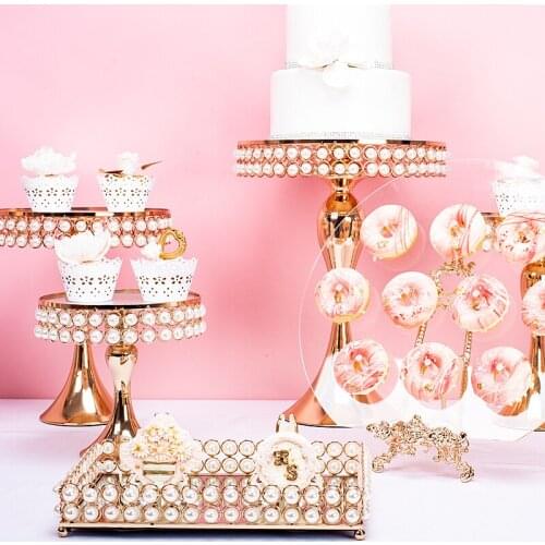 1pcs pearl cake Afternoon tea tableware dessert plate dessert table cake plate