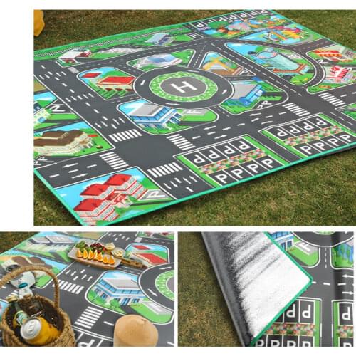 130*100CM Thicken Play Mat Toys for Childrens Mat Kids Playmat Waterproof Non-woven Game Pad Picnic Mat